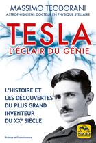 Couverture du livre « Tesla, l'éclair du génie (3e édition) » de Massimo Teodorani aux éditions Macro Editions