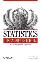 Couverture du livre « Statistics in a Nutshell » de Sarah Boslaugh aux éditions O Reilly