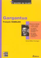 Couverture du livre « Gargantua » de Francois Rabelais aux éditions Bordas