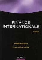 Couverture du livre « Finance internationale (2e édition) » de Arvisenet Philippe aux éditions Dunod