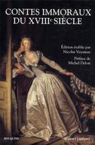 Couverture du livre « Contes immoraux du XVIII siècle » de Veysman/Delon aux éditions Bouquins