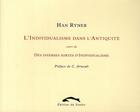 Couverture du livre « L'individualisme dans l'Antiquité ; des diverses sortes d'indivisualisme » de Han Ryner aux éditions Editions Du Sandre