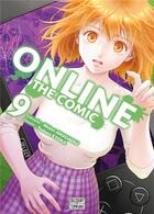 Couverture du livre « Online the comic Tome 9 » de Midori Amagaeru et Tsukasa Kyoka aux éditions Delcourt