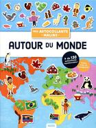 Couverture du livre « Mes autocollants educatifs - autour du monde » de Julien Milesi/Angeli aux éditions Philippe Auzou