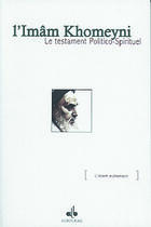 Couverture du livre « Le testament politico-spirituel de l'imam » de R Khomeyni aux éditions Albouraq