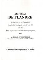 Couverture du livre « Armorial de Flandre » de M. Borel D'Hauterive aux éditions Egv