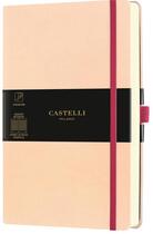 Couverture du livre « Carnet aquarela grand format quadrille rose pale » de Castelli aux éditions Castelli Milano