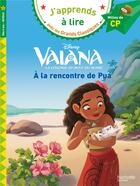 Couverture du livre « Disney CP niveau 2 - Vaiana - A la rencontre de Pua » de Albertin Isabelle aux éditions Hachette Education
