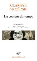 Couverture du livre « La couleur du temps » de Clarisse Nicoidski aux éditions Gallimard