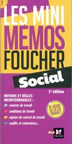 Couverture du livre « Les mini mémos Foucher ; social ; révision (2e édition) » de Francoise Rouaix aux éditions Foucher