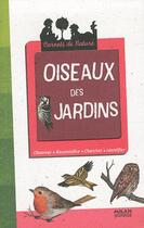 Couverture du livre « Oiseaux des jardins » de Valerie Tracqui aux éditions Milan