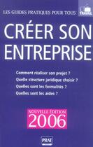 Couverture du livre « Creer son entreprise » de Sebastien Casteran aux éditions Prat