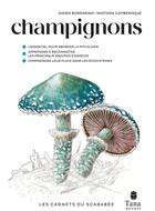 Couverture du livre « Les carnets du scarabée : champignons » de Didier Borgarino et Nastasia Camberoque aux éditions Tana
