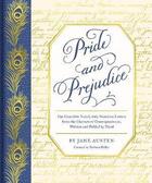 Couverture du livre « Pride and prejudice : the complete novel with 19 letters from the characters corespondence » de Jane Austen et Barbara Heller aux éditions Chronicle Books