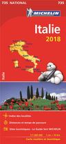 Couverture du livre « Carte nationale 735 italie 2018 » de Collectif Michelin aux éditions Michelin