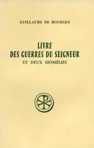 Couverture du livre « Livre des guerres du seigneur et deux homélies » de  aux éditions Cerf