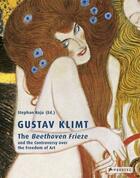 Couverture du livre « Gustav klimt the beethoven frieze » de Stephan Koja aux éditions Prestel