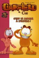 Couverture du livre « Garfield t.3 ; c'est le monde à l'envers ! » de  aux éditions Le Livre De Poche Jeunesse