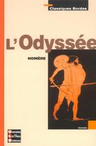 Couverture du livre « L'odyssée » de Homere aux éditions Bordas