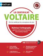 Couverture du livre « Le certificat Voltaire (édition 2018) » de  aux éditions Nathan