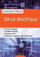 Couverture du livre « Génie électrique » de Gregor Haberle aux éditions Dunod