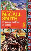 Couverture du livre « Le mariage avait lieu un samedi » de Alexander Mccall Smith aux éditions 12-21