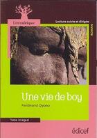 Couverture du livre « Une vie de boy » de Ferdinand Oyono aux éditions Edicef