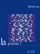 Couverture du livre « Qu'est ce que la poésie ? » de Bernard Noel et Collectif aux éditions Jean-michel Place Editeur