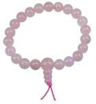 Couverture du livre « Bracelet mala tibetain - quartz rose » de  aux éditions Dg-exodif