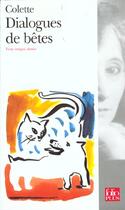 Couverture du livre « Dialogue de bêtes » de Colette aux éditions Gallimard