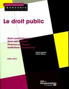 Couverture du livre « Le droit public » de  aux éditions Documentation Francaise