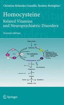 Couverture du livre « Homocysteine ; related vitamins and neuropsychiatric disorders (2e édition) » de  aux éditions Springer