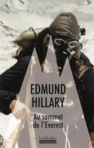 Couverture du livre « Au sommet de l'Everest » de Edmund Hillary aux éditions Hoebeke