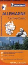 Couverture du livre « Allemagne centre-ouest » de Collectif Michelin aux éditions Michelin
