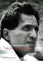 Couverture du livre « La face humaine » de Emmanuel Pierre aux éditions Corlevour
