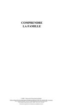 Couverture du livre « Comprendre la famille ; actes du 6e symposium québécois de recherche sur la famille » de Gilles Pronovost et Carl Lacharite aux éditions Presses De L'universite Du Quebec