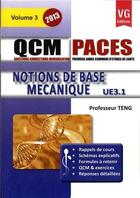 Couverture du livre « Qcm paces notion de base mecanique ed 2013 » de Teng Pr aux éditions Vernazobres Grego