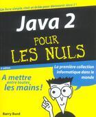 Couverture du livre « Java 2 3e pour les nuls (3e édition) » de Barry Burd aux éditions First Interactive