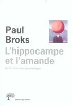 Couverture du livre « L'hippocampe et l'amande » de Paul Broks aux éditions Editions De L'olivier