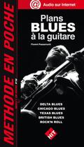 Couverture du livre « Plans blues à la guitare » de Florent Passamonti aux éditions Hit Diffusion