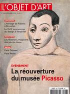 Couverture du livre « L'objet d'art n 506 la reouverture du musee picasso lobj506 » de  aux éditions L'objet D'art