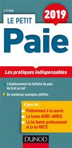 Couverture du livre « Le petit paie ; les pratiques indispensables (édition 2019) » de Jean-Pierre Taieb aux éditions Dunod