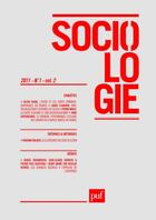 Couverture du livre « REVUE SOCIOLOGIE n.2011/1 » de Revue Sociologie aux éditions Puf