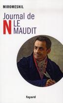 Couverture du livre « Journal de N le maudit » de Miromesnil aux éditions Fayard