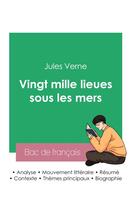 Couverture du livre « Réussir son Bac de français 2023 : Analyse de Vingt mille lieues sous les mers de Jules Verne » de Jules Verne aux éditions Bac De Francais