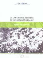 Couverture du livre « La lancinante réforme de l'assurance maladie » de Pierre-Yves Geoffard aux éditions Rue D'ulm