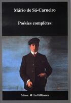 Couverture du livre « Poesies completes » de Lopes Teresa Rita aux éditions La Difference
