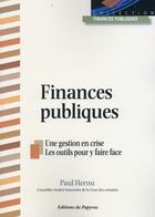 Couverture du livre « Finances publiques » de Hernu P aux éditions Papyrus