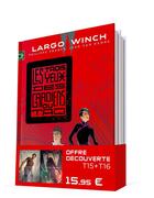 Couverture du livre « Largo Winch : Tomes 15 et 16 » de Jean Van Hamme et Philippe Francq aux éditions Dupuis