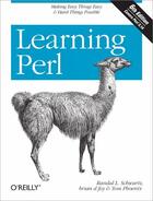 Couverture du livre « Learning Perl » de Randal L. Schwartz aux éditions O Reilly